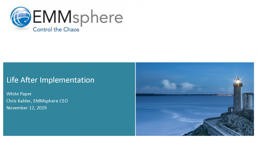 EMMsphere White Paper Life After Implementation