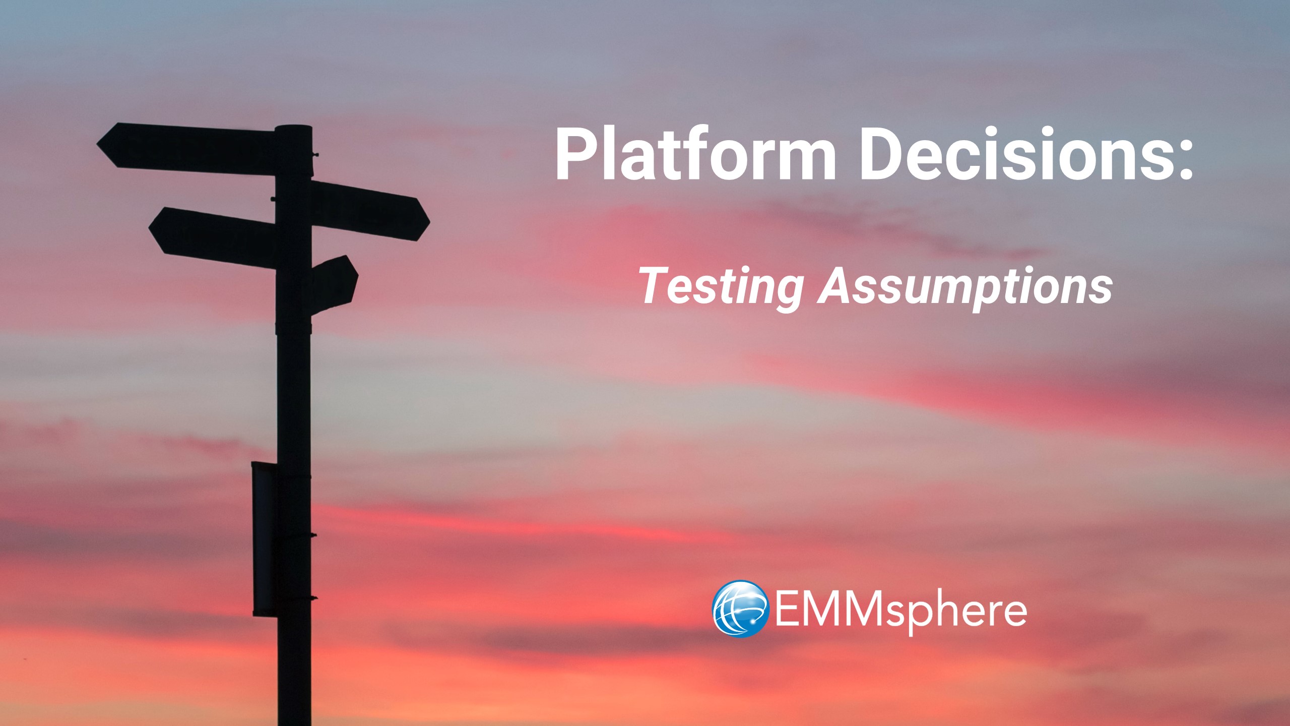 Platform Decisions - Testing Assumptions